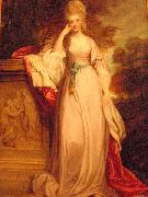 Sir Joshua Reynolds Portrait of Anne Montgomery  wife of 1st Marquess Townshend oil painting